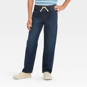 Cat & Jack Navy Blue Pull-On Kids Jeans